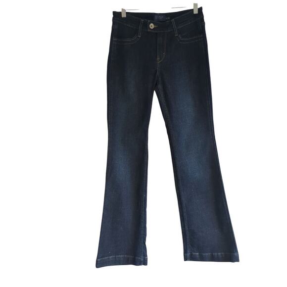 Levi's San Francisco Demi Curve Classic Boot Cut Dark Blue Jeans Size 6/30 - Picture 1 of 11